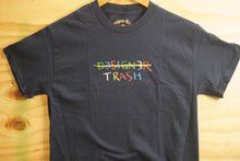 Load image into Gallery viewer, Designer Trash scribble tee-navy
