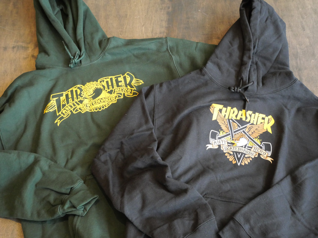 Thrasher x Anti Hero Hoodie